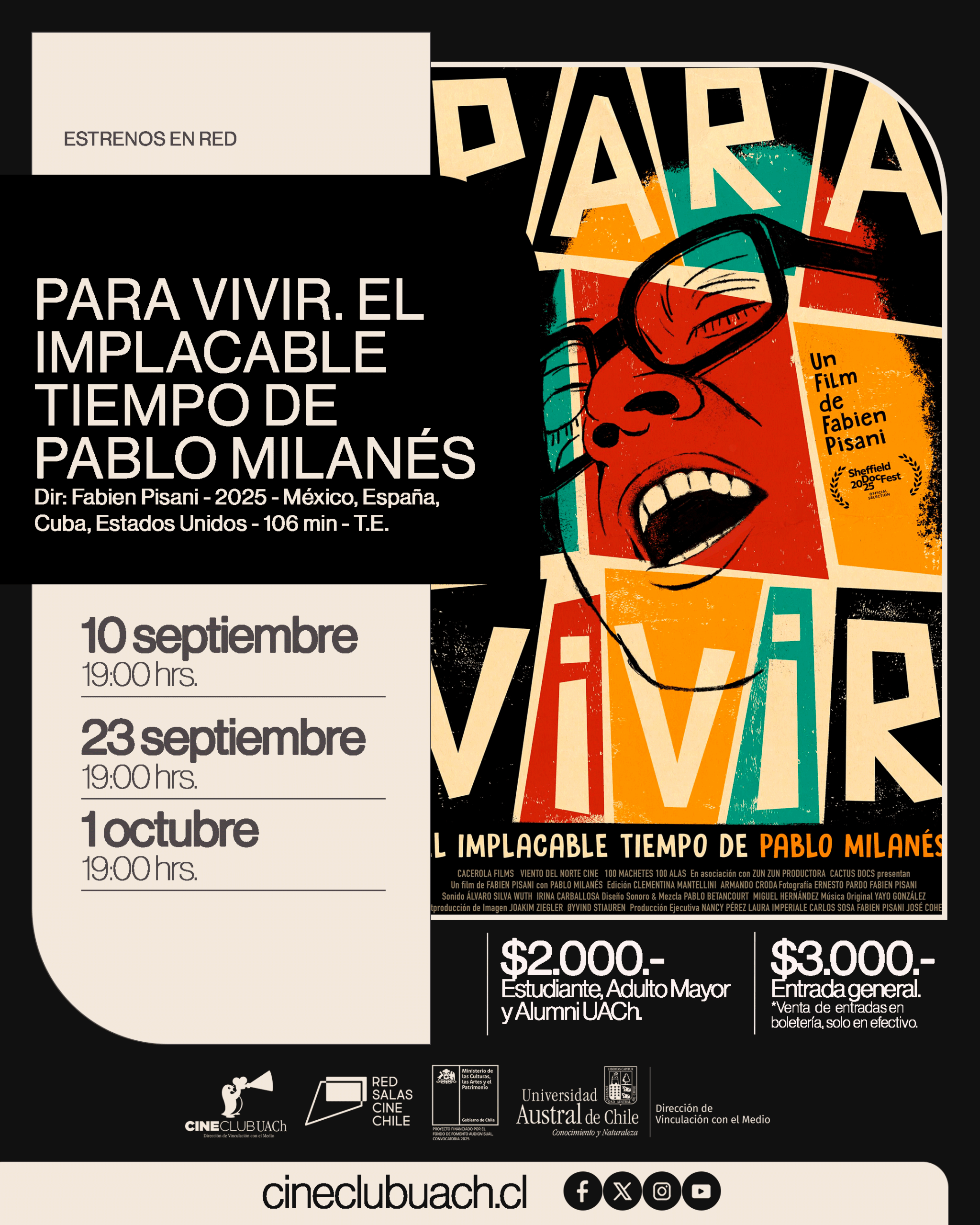 PARA VIVIR. EL IMPLACABLE TIEMPO DE PABLO MILANÉS