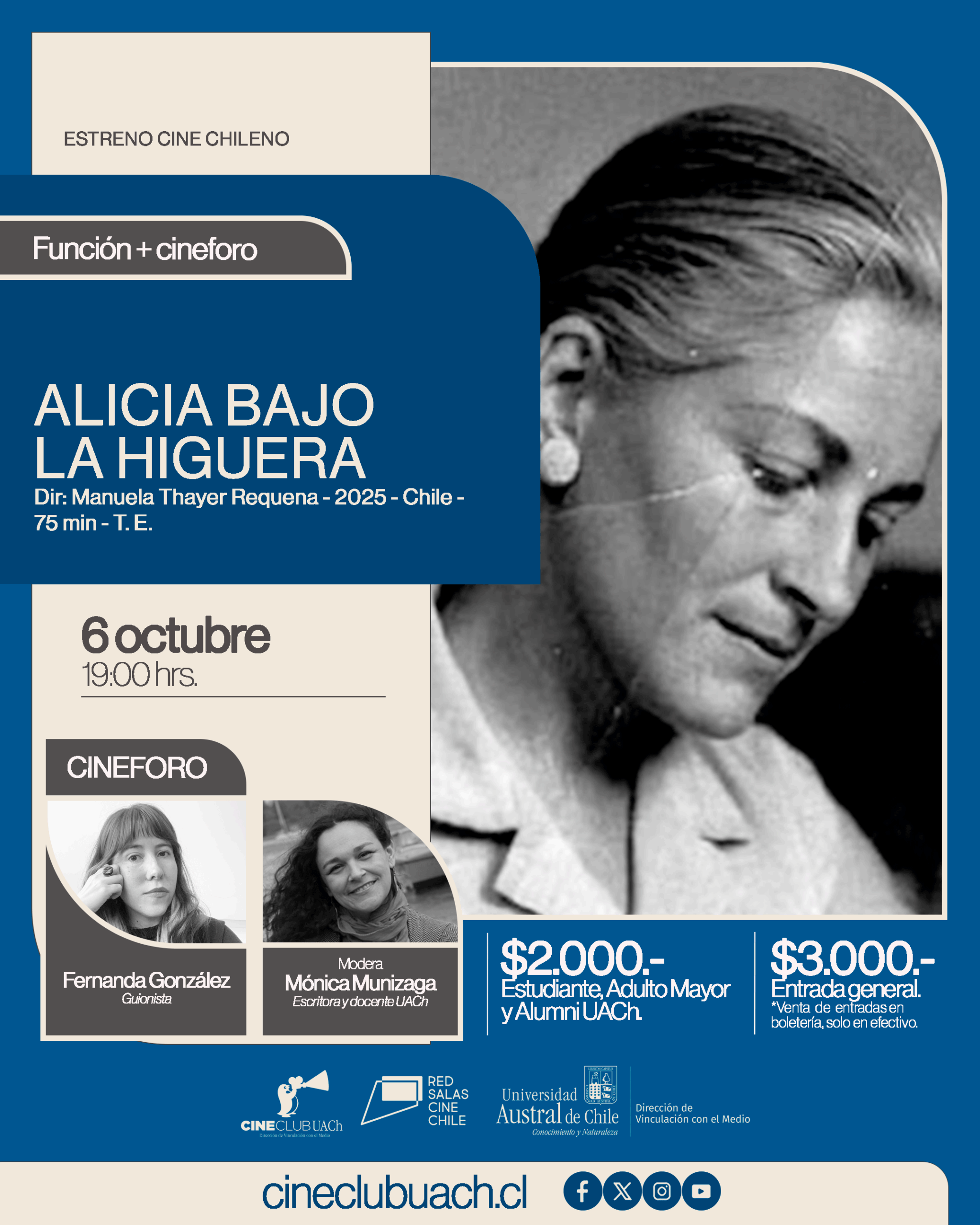 ALICIA BAJO LA HIGUERA (Función + cineforo)