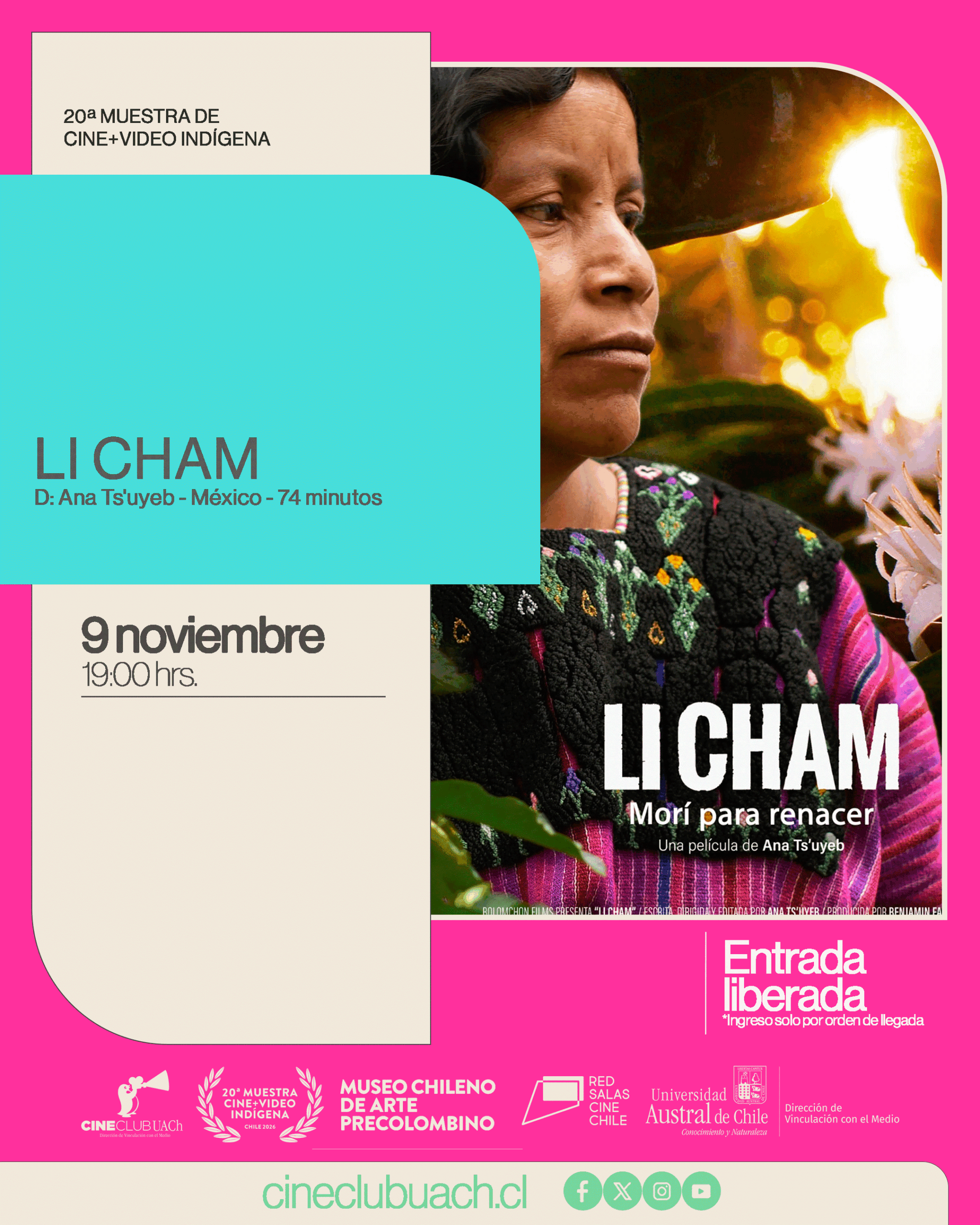 LI CHAM - 20ª MUESTRA DE CINE+VIDEO INDÍGENA