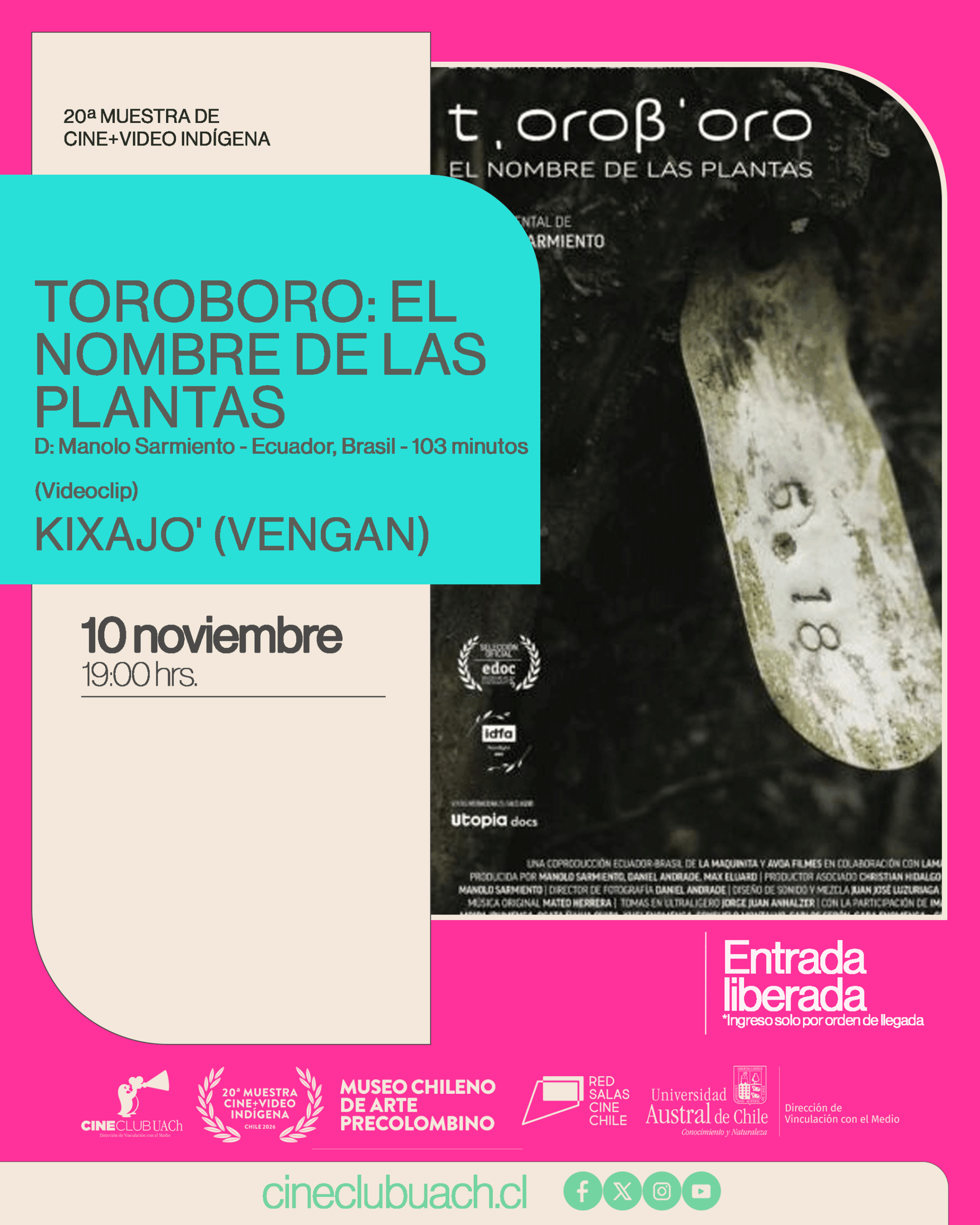 TOROBORO: EL NOMBRE DE LAS PLANTAS - 20ª MUESTRA DE CINE+VIDEO INDÍGENA